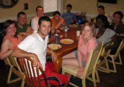 A Group Dinner In A WISH House