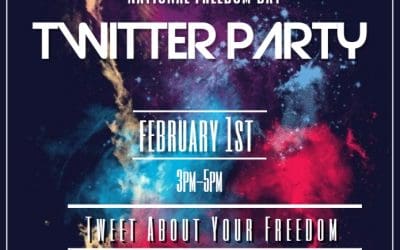 National Freedom Day Twitter Party